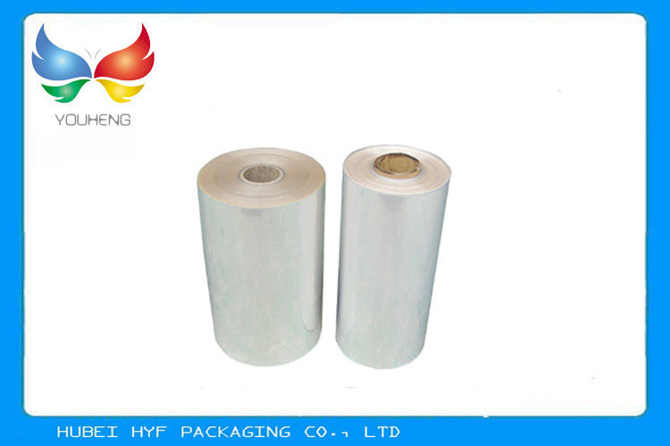 ظرافت بالا PETG رول های کوچک شونده بدون Delamination برای خارج بسته بندی برای برچسب های بطری نوشیدنی در 30mic