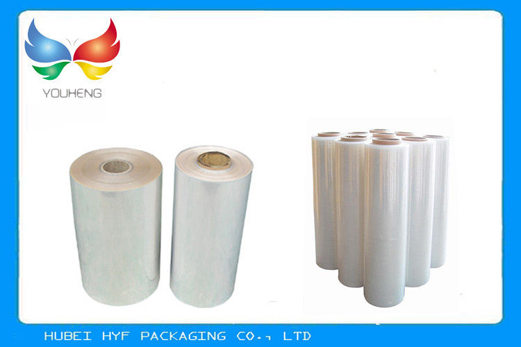 محلول در آب PVC شرینک نسبت فیلم رول بالا برای انقباض کامل آستین بدن