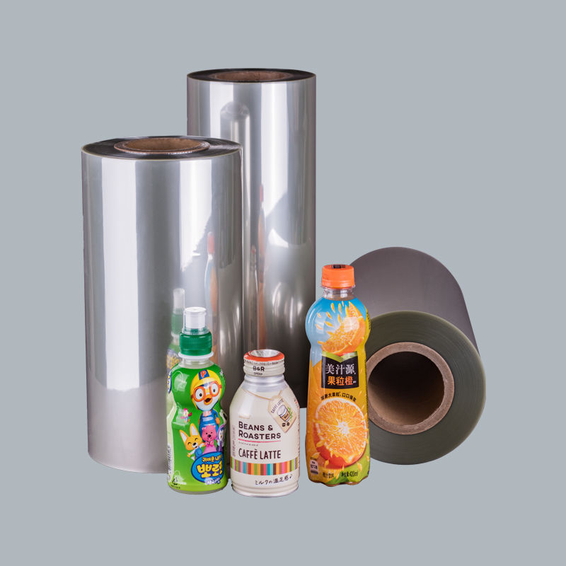 وزن ناخالص واحد 1000 کیلوگرم فیلم لیبل جمع شونده PETG برای بسته بندی قوطی ها، قابلیت چاپ با چاپ فلکسوگرافی یا گراور، شفاف